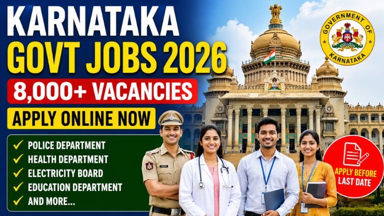 ಕರ್ನಾಟಕದಲ್ಲಿ ಭಾರೀ ಸರ್ಕಾರಿ ಉದ್ಯೋಗ ನೇಮಕಾತಿ 2026