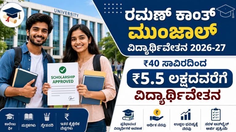 Raman Kant Munjal Scholarship 2026-27
