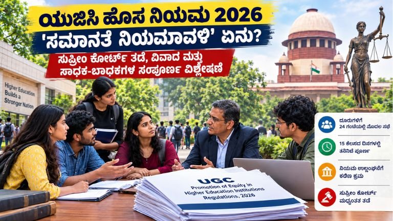 ಯುಜಿಸಿ ಹೊಸ ನಿಯಮ 2026
